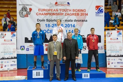 Giovanni Sarchioto agli Europei Youth di Boxe di Zagabria