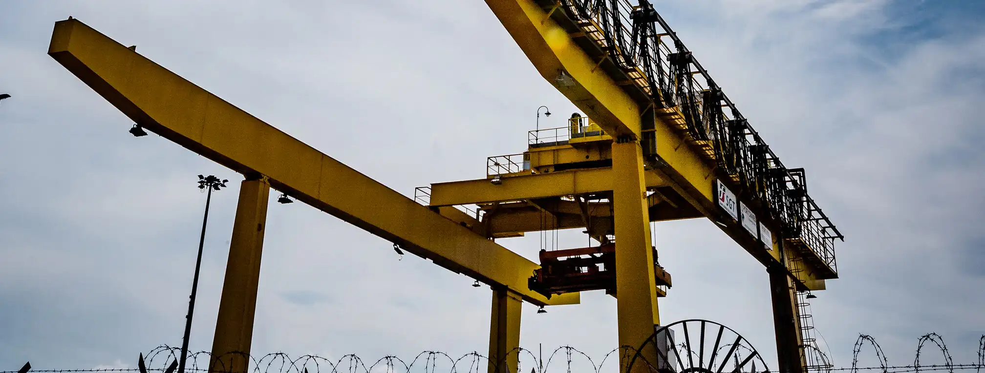 Gru di banchina per la movimentazione dei container